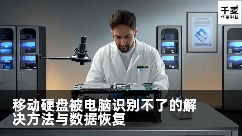 移动硬盘被电脑识别不了的解决方法与数据恢复