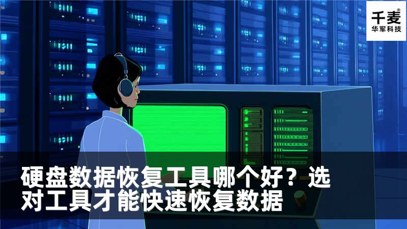 硬盘数据恢复工具哪个好?选对工具才能快速恢复数据