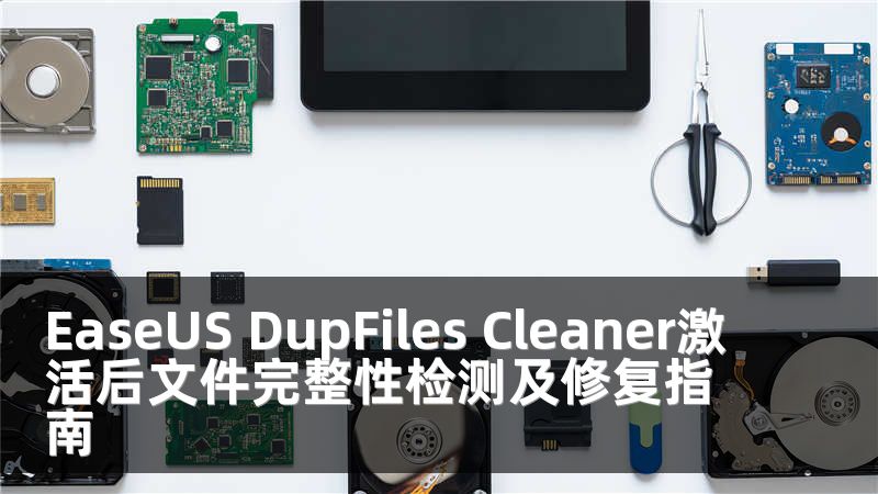 EaseUS DupFiles Cleaner激活后文件完整性检测及修复指南
